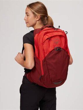 Osprey Radial 34L Daypack Backpack Bike Commuter Pack Red